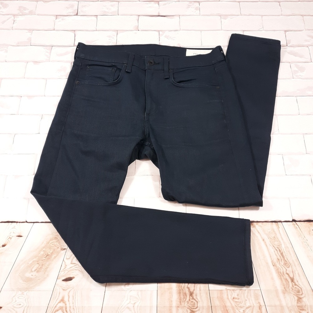 Rag & Bone Skinny Jeans Mens Size 30 x 32 Black Cotton Blend 5-Pocket Fit 1